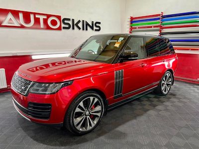 Wrapped Range Rover